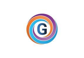 this is a letter G logo icon design vector