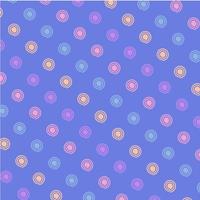 Seamless pattern vector design. Purple color background with round multicolor in ordered.