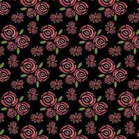 rose seamless pattern perfect for background or wallpaper vector