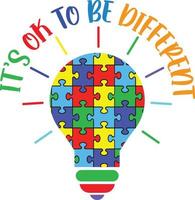 Its Ok To Be Different Vector