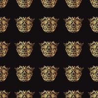 Thailand giant pattern background vector