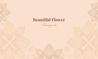 beautiful flower petals background vector