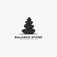 stack stone balance logo vector inspiration, design vector stock illustration