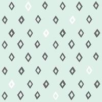 Diamond vector pattern. Hand drawn simple geometric background. Diamond shape rhombus seamless abstract design.