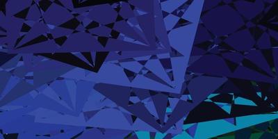 Dark Multicolor vector background with polygonal forms.