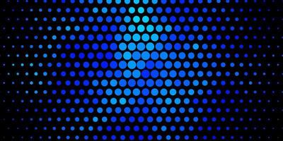 Dark BLUE vector backdrop with dots.