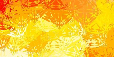 Light Orange vector background with polygonal forms.