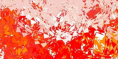 Light orange vector texture with random triangles.