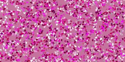 Light pink vector pattern with abstract shapes.