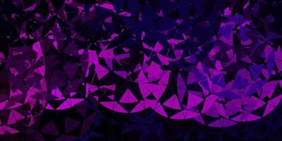 Dark pink vector background with polygonal forms.