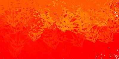 Dark orange vector pattern with polygonal shapes.