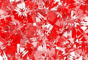 Dark Orange vector background with triangles.