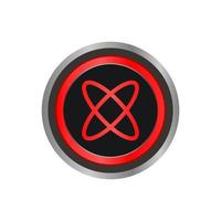 This is connection button icon logo template vector