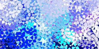 Light blue, green vector background with polygonal style.
