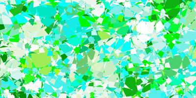 Light Pink, Green vector texture with random triangles.