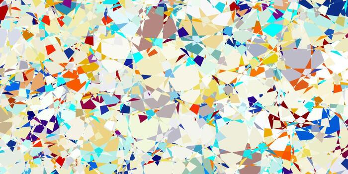 Light Pink, Green vector layout with triangle forms.