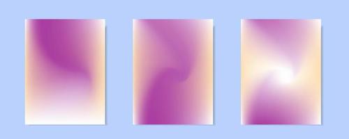 collection of abstract purple color gradient vector cover backgrounds. for business brochure backgrounds, cards, wallpapers, posters and graphic designs. illustration template