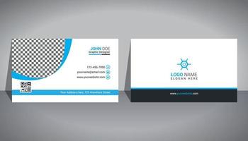 Creative business card design template vector