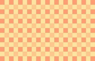 Colorful pattern orange checkered background composed of multiple colors. Abstract pastel checker chess square background. Vector illustration.