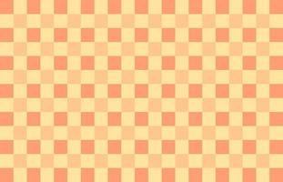 Colorful pattern orange checkered background composed of multiple colors. Abstract pastel checker chess square background. Vector illustration.
