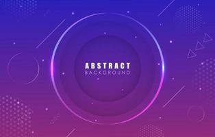 Minimal gradient geometric blue background with dynamic shapes composition. Abstract creative cool background with digital pattern for business poster or banner. Vector illustration