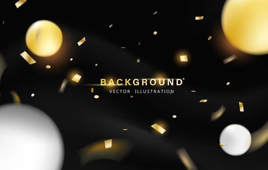 Abstract dark soft cloth background  with soft waves. Luxury curved smooth curtain background. Vector illustration