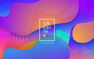 Minimal gradient geometric background with dynamic shapes composition. Abstract creative cool background with digital pattern for business poster or banner. Vector illustration