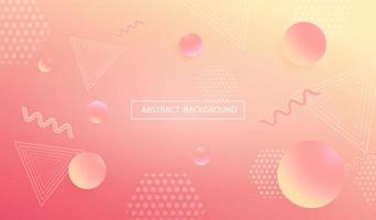 Colorful abstract geometric background design. Modern curve liquid color with fluid shapes composition. Cool background for web landing template, poster or banner. Vector illustration