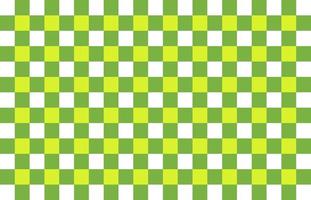 Colorful green pattern checkered background composed of multiple colors. Abstract pastel checker chess square background. Vector illustration.