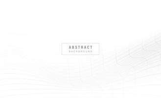 Abstract Lines and Dots connect background design. Modern white gray background for big data digital technology connection concept. Creative technology vector illustration