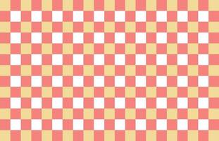 Colorful pattern checkered background composed of multiple colors. Abstract pastel checker chess square background. Vector illustration.