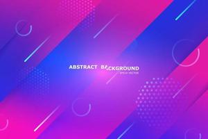 Minimal gradient geometric background with dynamic shapes composition. Abstract creative cool background with digital pattern for business poster or banner. Vector illustration
