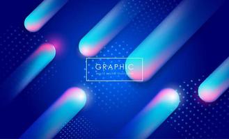 Colorful abstract geometric background design. Modern curve liquid color with fluid shapes composition. Cool background for web landing template, poster or banner. Vector illustration