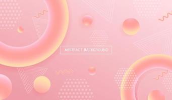 Colorful abstract geometric background design. Modern curve liquid color with fluid shapes composition. Cool background for web landing template, poster or banner. Vector illustration