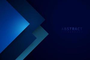 Abstract blue overlap background. Modern bright gradient art backdrop or banner for business. Vector illustration