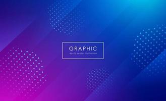 Colorful abstract geometric background design. Modern curve liquid color with fluid shapes composition. Cool background for web landing template, poster or banner. Vector illustration