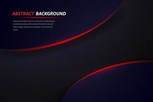 Abstract red blue curve overlap background. Modern bright gradient art backdrop or banner for business. Vector illustration