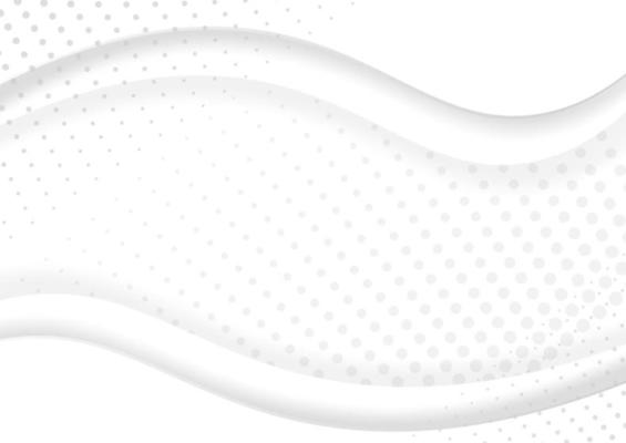 Abstract white and gray gradient background. Modern technology background with halftone dotted geometric shapes design. Vector illustration