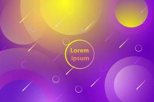 Colorful abstract geometric background design. Modern curve liquid color with fluid shapes composition. Cool background for web landing template, poster or banner. Vector illustration