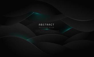 Abstract dark curve overlap background. Modern bright gradient art backdrop or banner for business. Vector illustration