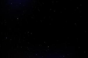 starry sky in dark night photo