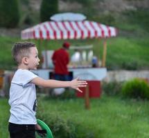 the little boy in the Park photo