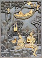 Wood carvings, Thai literature