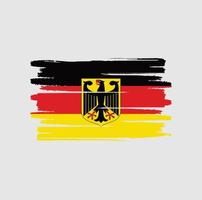 Germany flag brush strokes vector