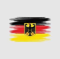 cepillo de bandera de alemania vector