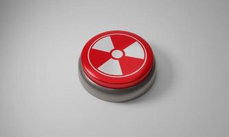 Nuclear Start button, Russia vs Ukraine stop war, Russia and Ukraine. 3D work and 3D illustration photo