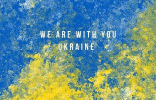 We are with Ukraine photo