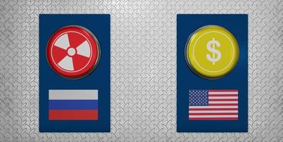 armas nucleares vs sanciones, bomba atómica vs sanciones. rusia y estados unidos foto