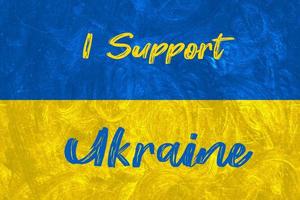 I Support Ukraine, Stop war Ukraine and Russia photo