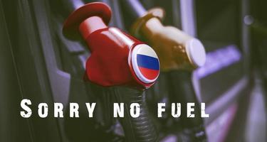 Lo siento, no hay combustible, lo siento, no hay gasolina. foto
